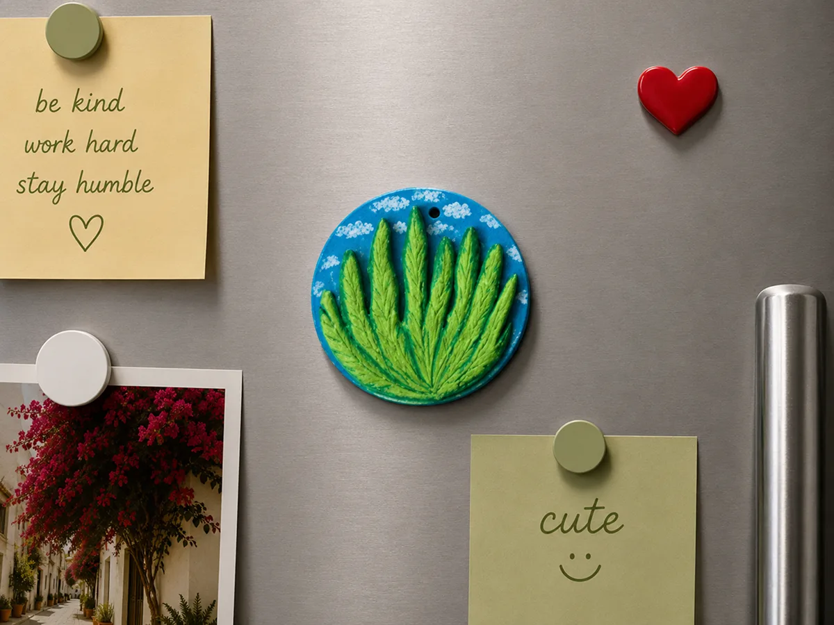 Fern in the Clouds Art Magnet