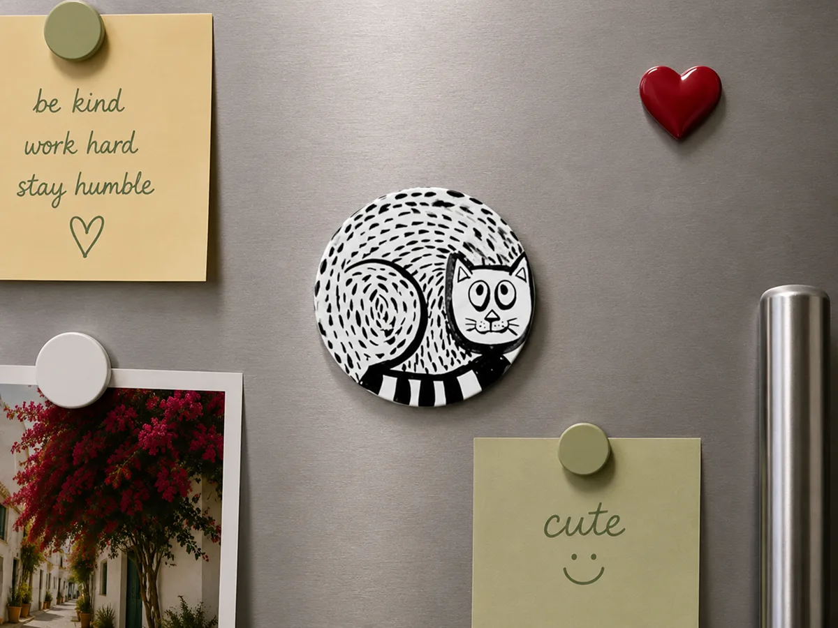 Wide-Eyed Wanderer Art Magnet