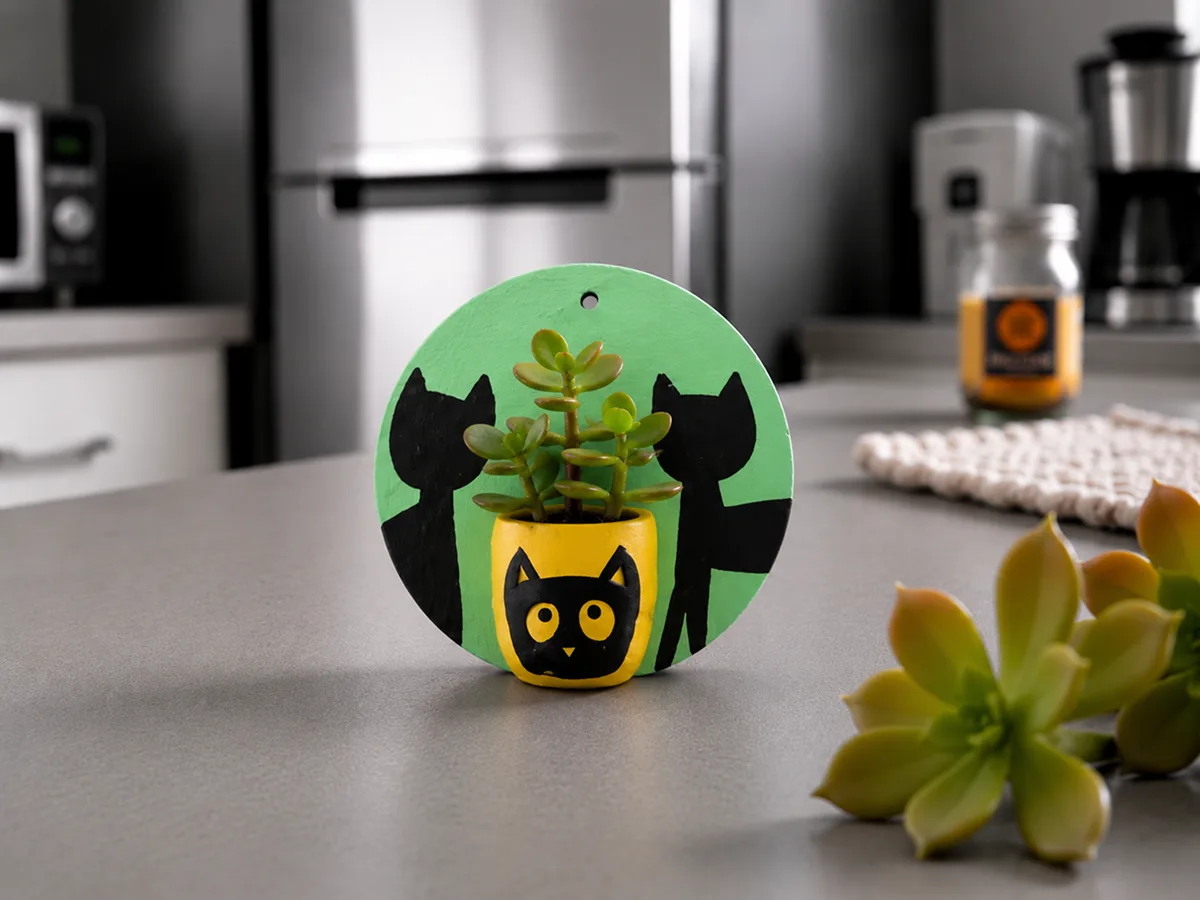 Curious Cats Mini Planter